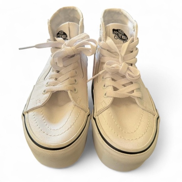 Vans Sk8-Hi Pride Rainbow Platform Sneakers White Women’s 5 - Picture 2 of 11